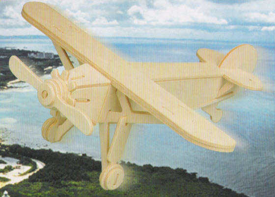 3D Woodcraft Puzzle - Spirit of St. Louis - Educational Wooden Building Model Kit. See Description!
