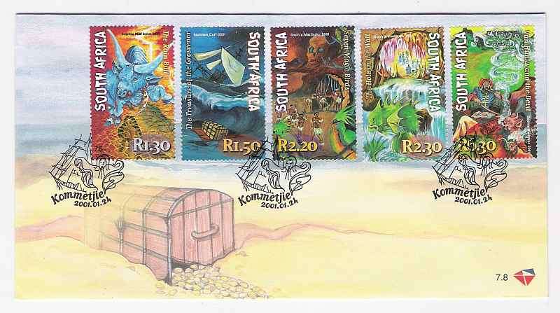 2001 RSA FDC No. 7.8 - S.A Myths and Legends.
