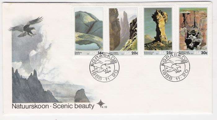 1986 RSA FDC No. 4.19 - Scenic Beauty.
