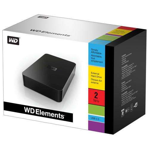 Western Digital Elements 2TB + Free overnight shipping