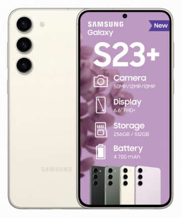 Samsung S23 PLUS 512gb Cream BRAND NEW