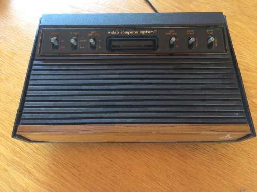 Atari 2600 console +Harmony Cart *Play every Atari game title via SD card! + 15xGames 2xJoy 4xPaddle