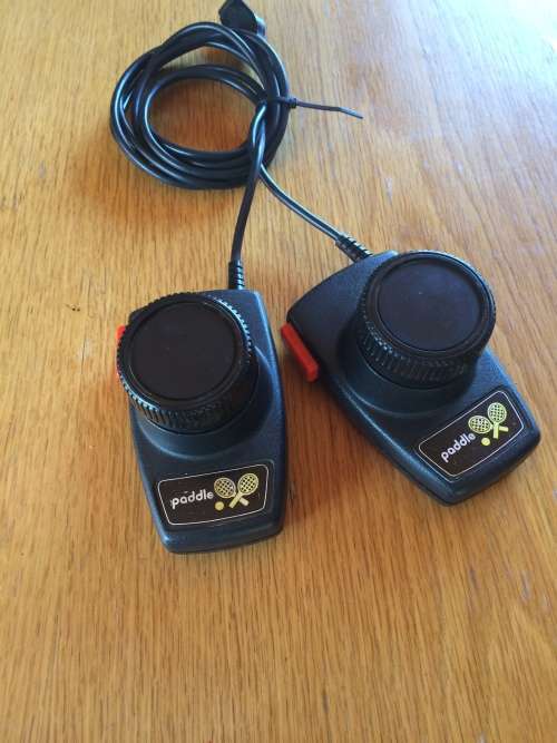 Atari 2600 console +Harmony Cart *Play every Atari game title via SD card! + 15xGames 2xJoy 4xPaddle