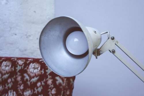 An original Beige Anglepoise floor lamp