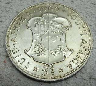 1960 5 Shilling Coin
