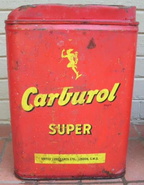 Carburol Super, 2 Gallon Oil Can!!! VERY VERY RARE!!!