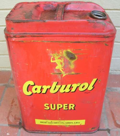 Carburol Super, 2 Gallon Oil Can!!! VERY VERY RARE!!!