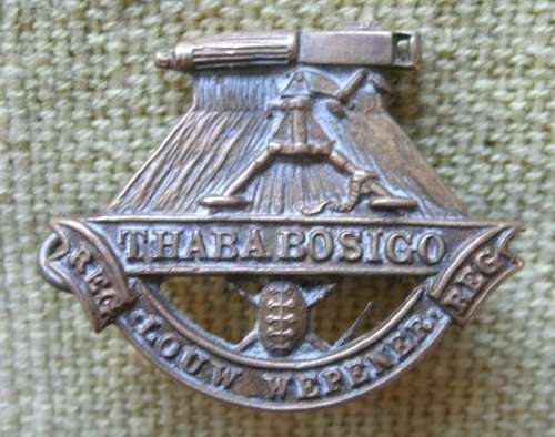 Reg Louw Wepener Beret Badge!! Rare!!!