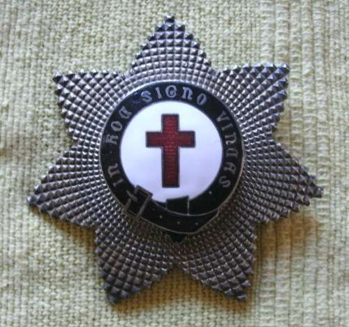 Knight Templar Star Breast Jewel
