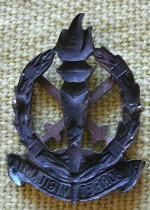 Regiment Schoonspruit Collar Badge!! Rare!!!