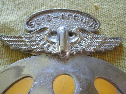 Antique Steel AA Badge!!