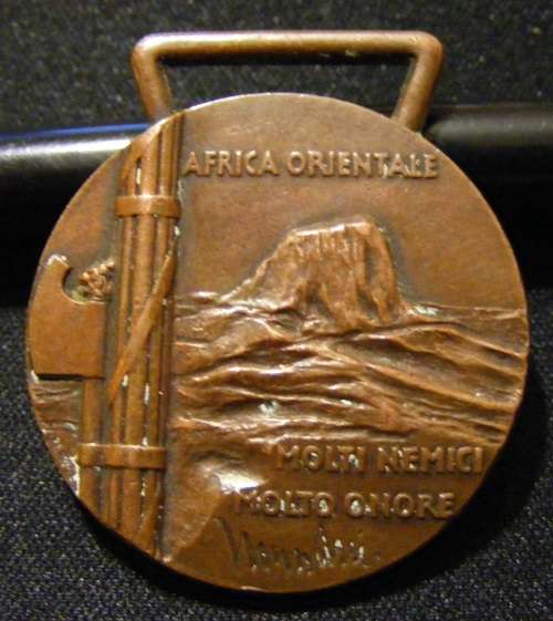 Italian Medal Africa Orientale, Molti Nemici Molto Onore WW2!!