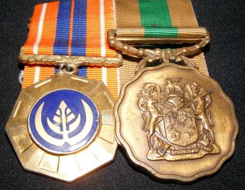 Pro Partia and 10 year Service Medals