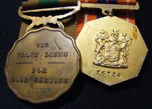 Pro Partia and 10 year Service Medals