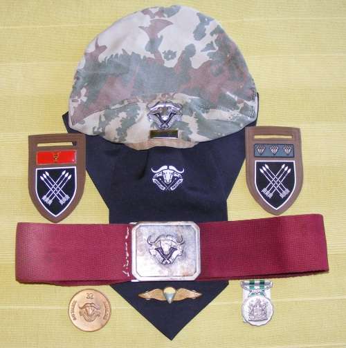 32 Battalion Parabat Collection, Belt, Beret and flashes with 20 year service medal!!
