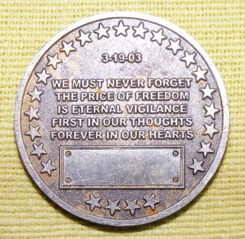 Medal Operation Iraqi Freedom 2003