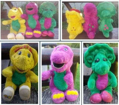 Barney, BJ, Baby Bop Plush Toys