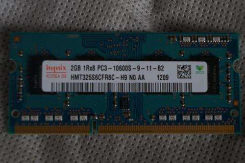 Hynix 2GB 1Rx8 PC3-10600S-9-11-B2