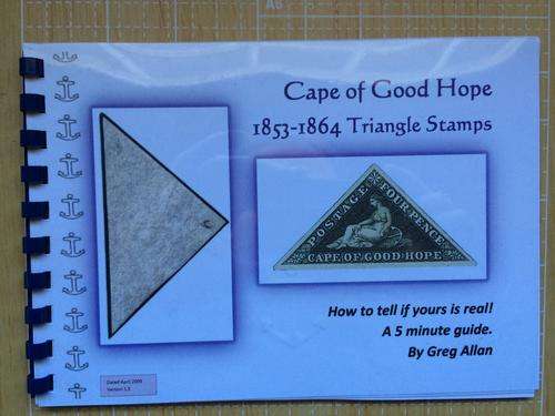 Cape of Good Hope Triangle Stamps Guide book Greg Allan