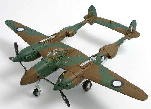 1/72 Diecast Metal Corgi P-38J Lightning twin boom RAAF 1st PRU photo recon fighter!!!
