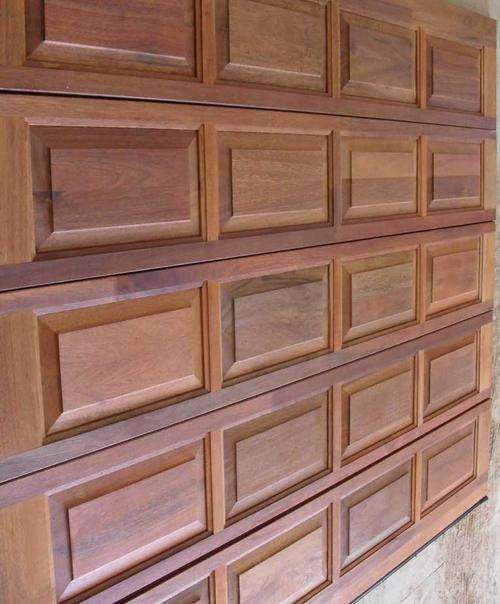 Special Offer Sectional Garage door_20 panel tuscan wood+Motor+Hardware+labour