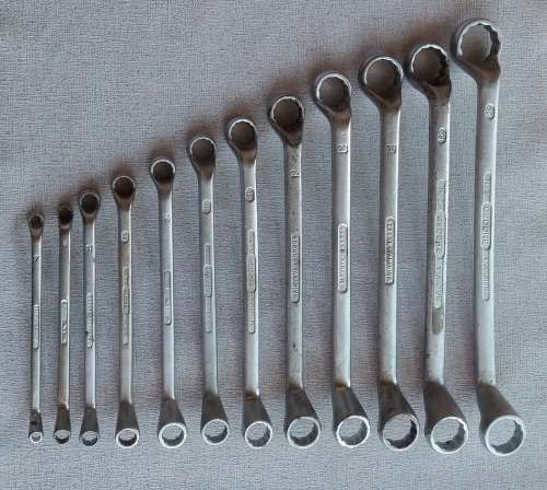Gedore 6mm to 32mm ring/ring spanner set.