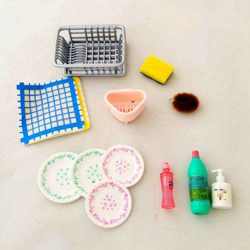 Rement Playscale Miniatures - Dishwashing Set
