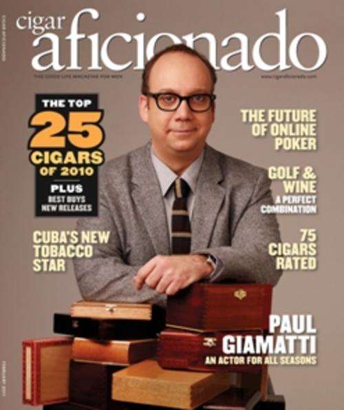 Cigar Aficionado Magazine - Jan/Feb 2011 - Paul Giamatti