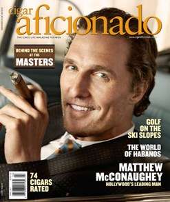 Cigar Aficionado Magazine - March/April 2011 - Matthew McConaughey