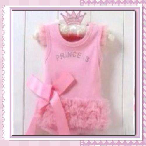 **GRANNY'S LITTLE PRINCESS** ADORABLE BABY GIRL ONE PIECE SUIT/ROMPER