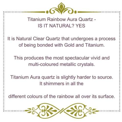 NATURAL TITANIUM AURA AND PURPLE AMETHYST IN SOLID 925 STERLING SILVER PENDANT