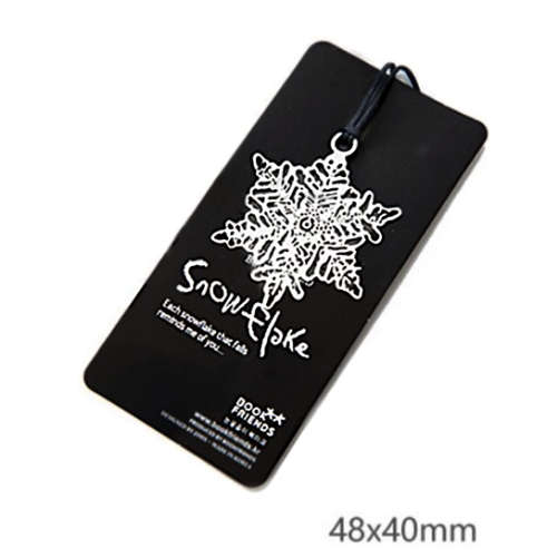 Creative 3d Mini Metal Snowflake Silver Plated Bookmark