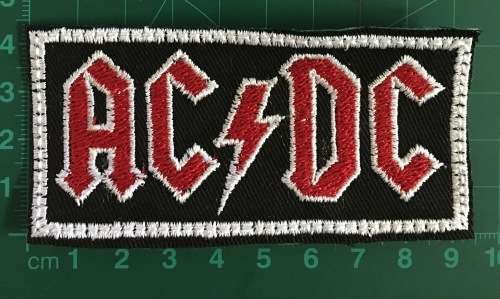 Rock band ACDC badge/patch