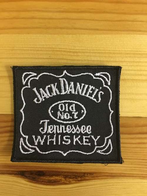 BDG369 Biker Jack Daniels Old whiskey patch badge