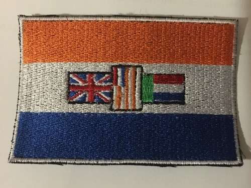 Old SA flag colours badge patch