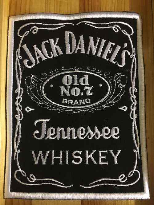 Big Jack Daniels back patch badge 26cm x 20cm