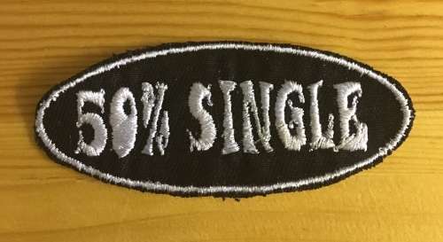 BDG237 SALE!!!!! 50% single slogan badge patch