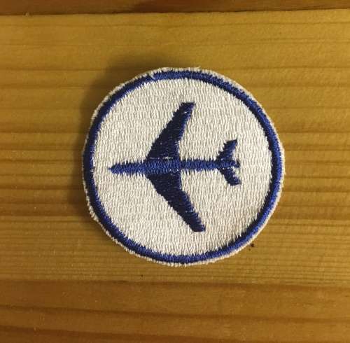 BDG256 Aeroplane badge patch