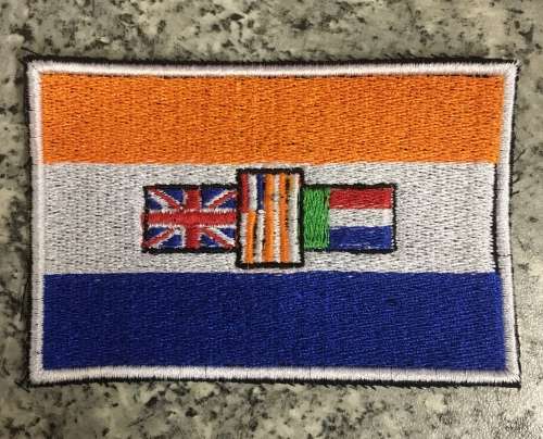 BDG446 Old SA flag colours badge patch