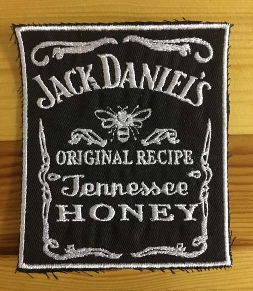 BDG354 Biker Jack Daniels Honey badge patch END OR RANGE