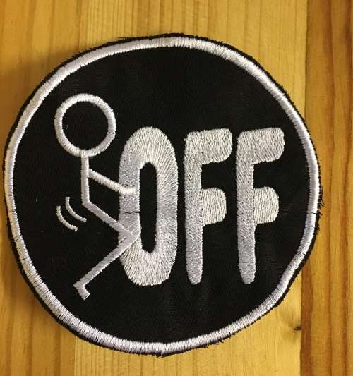 BDG566 Stickman 7 badge patch