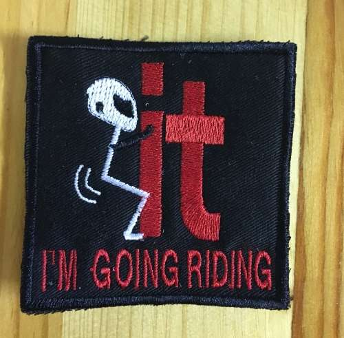 BDG568 Stickman 9 badge patch