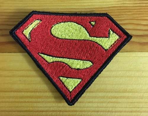 BDG454 Superman badge patch