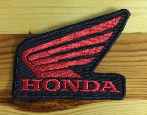 BDG591 Honda wing red badge patch