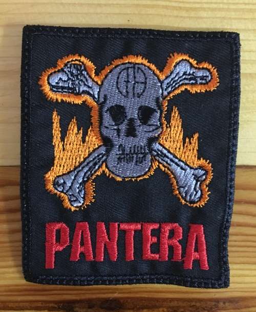 BDG650  Rock Pantera badge patch