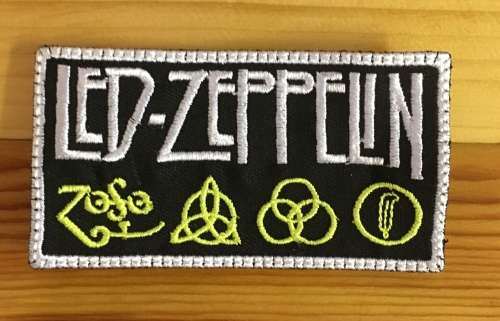 BDG440 LED-Zeppelin Rock band badge patch