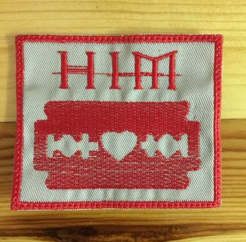 BDG653 Rock band Him badge patch