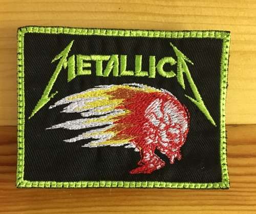 BDG437 Rock band Metallica skull badge patch