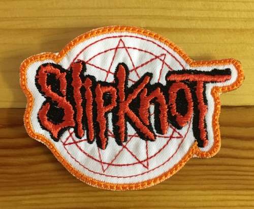 BDG644  Rock band Slipknot round badge patch