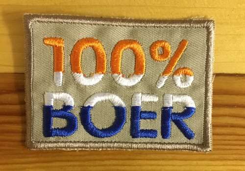 BDG682 100% Boer badge patch